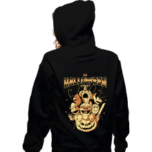 Load image into Gallery viewer, Daily_Deal_Shirts Zippered Hoodies, Unisex / Small / Black 123 Halloween Street
