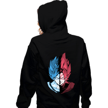 Load image into Gallery viewer, Shirts Zippered Hoodies, Unisex / Small / Black Blue VS Rose
