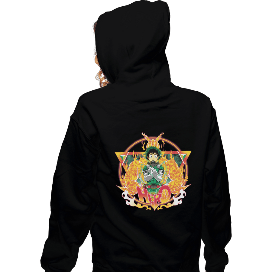 Shirts Zippered Hoodies, Unisex / Small / Black Hero