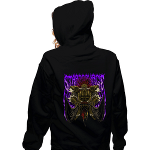 Daily_Deal_Shirts Zippered Hoodies, Unisex / Small / Black Starscourge Metal