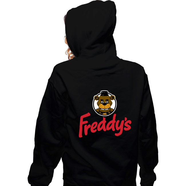 Daily_Deal_Shirts Zippered Hoodies, Unisex / Small / Black Freddy's