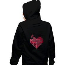Load image into Gallery viewer, Daily_Deal_Shirts Zippered Hoodies, Unisex / Small / Black Retro Love
