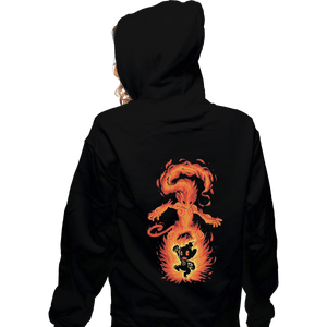 Shirts Zippered Hoodies, Unisex / Small / Black The Fire Ape Within