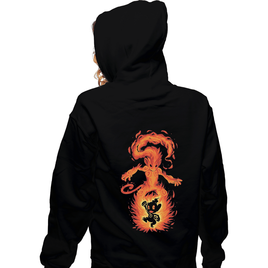Shirts Zippered Hoodies, Unisex / Small / Black The Fire Ape Within