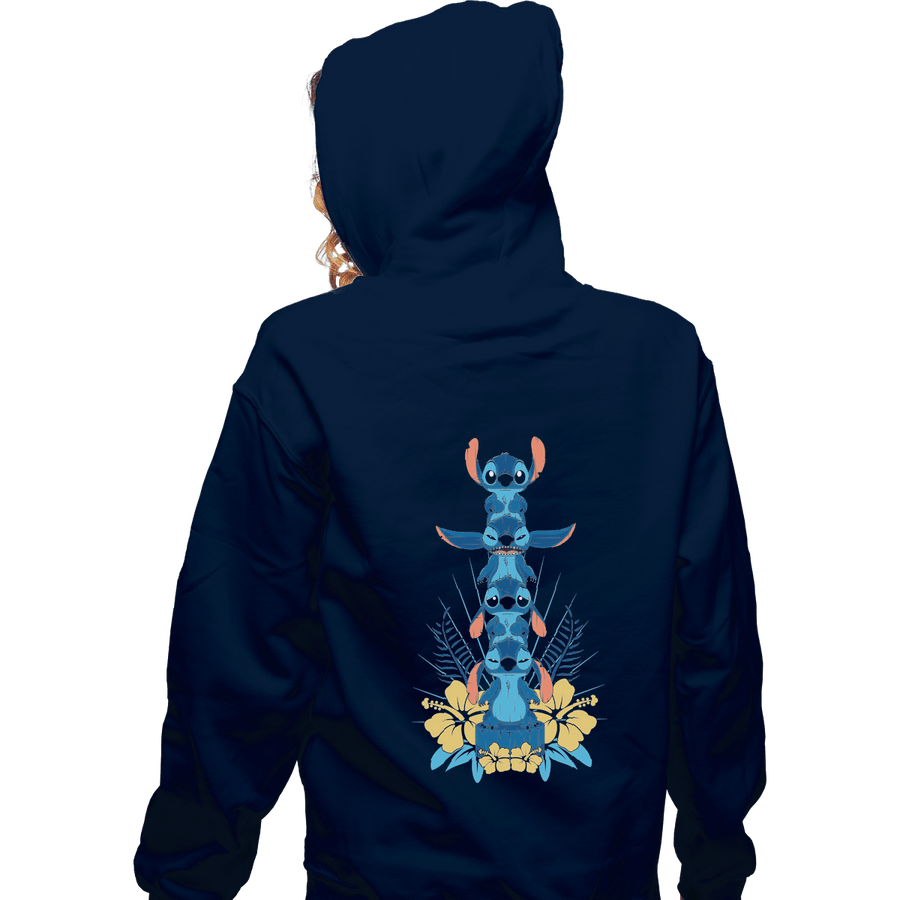 Shirts Pullover Hoodies, Unisex / Small / Navy Alien Mood Totem