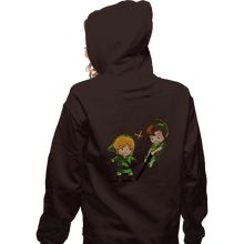Load image into Gallery viewer, Shirts Zippered Hoodies, Unisex / Small / Dark Chocolate Suitable Shadow
