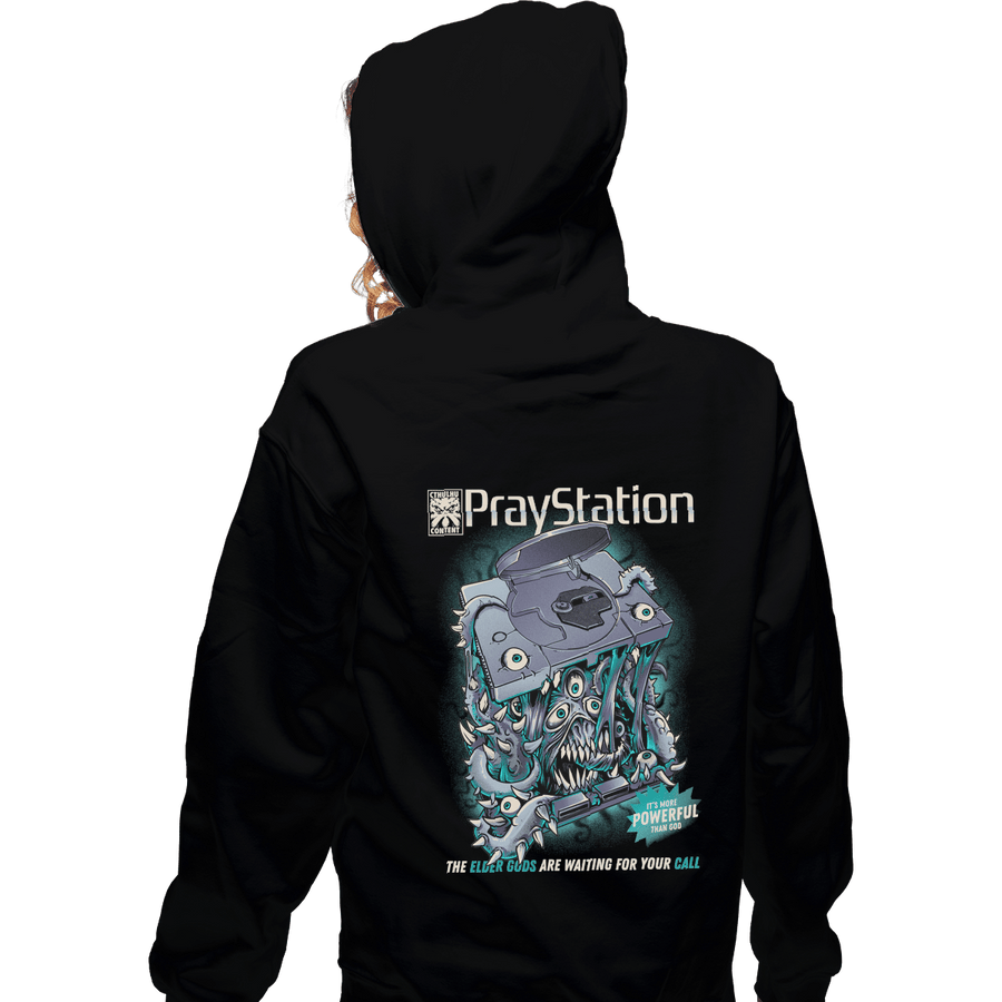 Shirts Zippered Hoodies, Unisex / Small / Black The Praystation