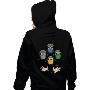 Shirts Zippered Hoodies, Unisex / Small / Black Mortal Rhapsody