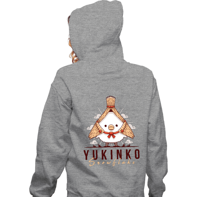 Shirts Zippered Hoodies, Unisex / Small / Sports Grey Yukinko Snowflake