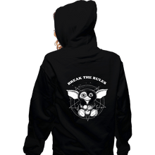 Load image into Gallery viewer, Daily_Deal_Shirts Zippered Hoodies, Unisex / Small / Black Break The Rules
