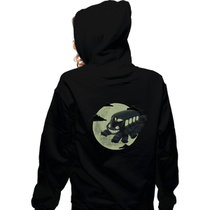 Shirts Zippered Hoodies, Unisex / Small / Black Midnight Nekobus