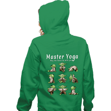 Load image into Gallery viewer, Daily_Deal_Shirts Zippered Hoodies, Unisex / Small / Irish Green Master Yoga
