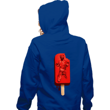 Load image into Gallery viewer, Daily_Deal_Shirts Zippered Hoodies, Unisex / Small / Royal Blue Han Pop
