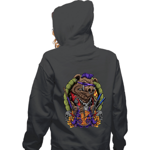 Daily_Deal_Shirts Zippered Hoodies, Unisex / Small / Dark Heather Bebop Crest