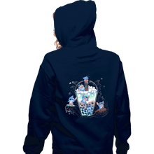 Load image into Gallery viewer, Daily_Deal_Shirts Zippered Hoodies, Unisex / Small / Navy Bubble Stitch
