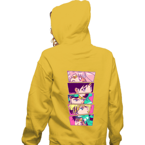 Shirts Zippered Hoodies, Unisex / Small / White Sailor Scouts Vol. 2