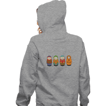 Load image into Gallery viewer, Shirts Zippered Hoodies, Unisex / Small / Sports Grey Park Dolls
