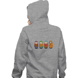 Shirts Zippered Hoodies, Unisex / Small / Sports Grey Park Dolls