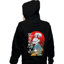 Load image into Gallery viewer, Shirts Zippered Hoodies, Unisex / Small / Black Fighter Rabbit
