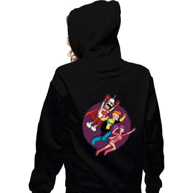 Daily_Deal_Shirts Zippered Hoodies, Unisex / Small / Black Invincirama