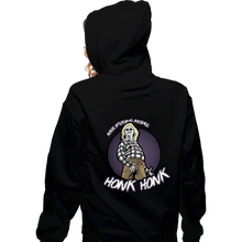 Load image into Gallery viewer, Secret_Shirts Zippered Hoodies, Unisex / Small / Black Honk Honk!
