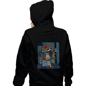 Shirts Zippered Hoodies, Unisex / Small / Black Street Cats II