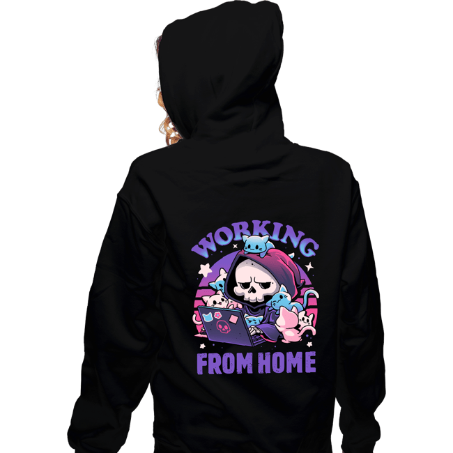 Daily_Deal_Shirts Zippered Hoodies, Unisex / Small / Black Reapers Remote Realm