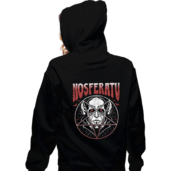 Shirts Zippered Hoodies, Unisex / Small / Black Classic Vampire Metal