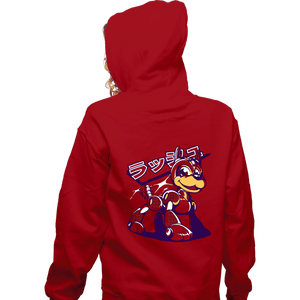 Secret_Shirts Zippered Hoodies, Unisex / Small / Red Robot's Best Friend