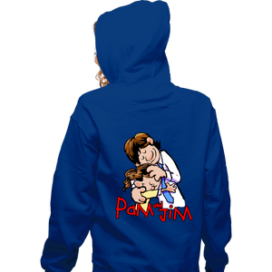 Shirts Zippered Hoodies, Unisex / Small / Royal Blue Pam & Jim