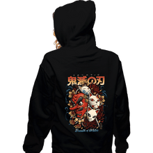 Load image into Gallery viewer, Daily_Deal_Shirts Zippered Hoodies, Unisex / Small / Black Breath of Water
