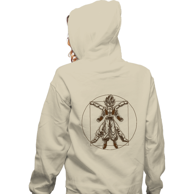 Daily_Deal_Shirts Zippered Hoodies, Unisex / Small / White Vitruvian Fyujon
