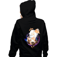 Load image into Gallery viewer, Shirts Zippered Hoodies, Unisex / Small / Black Cute Companion Paimon
