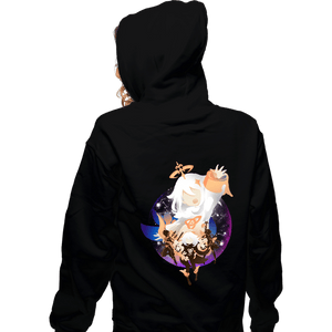 Shirts Zippered Hoodies, Unisex / Small / Black Cute Companion Paimon