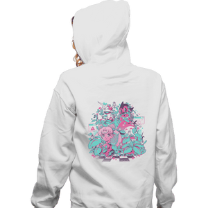 Shirts Zippered Hoodies, Unisex / Small / White A N I M E W A V E