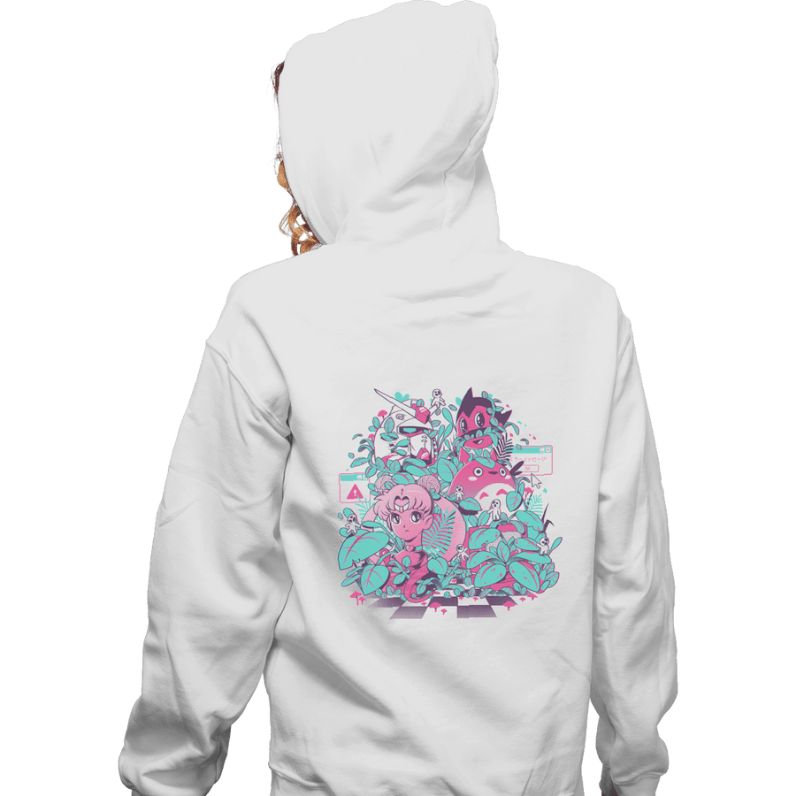 Shirts Zippered Hoodies, Unisex / Small / White A N I M E W A V E