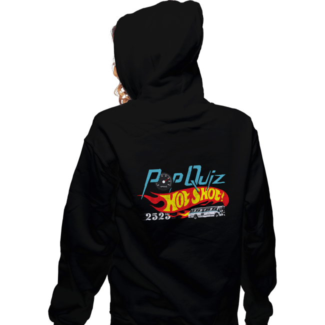 Daily_Deal_Shirts Zippered Hoodies, Unisex / Small / Black Pop Quiz