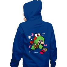 Load image into Gallery viewer, Shirts Zippered Hoodies, Unisex / Small / Royal Blue Super Raph Suit
