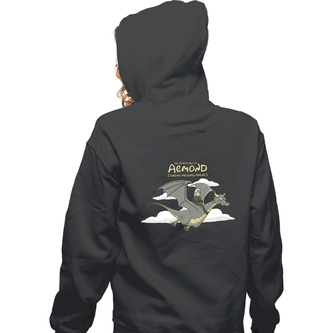 Daily_Deal_Shirts Zippered Hoodies, Unisex / Small / Dark Heather Dragon Dancer