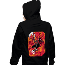 Load image into Gallery viewer, Secret_Shirts Zippered Hoodies, Unisex / Small / Black Miles Verse
