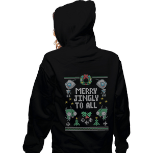 Shirts Pullover Hoodies, Unisex / Small / Black Merry Jingly