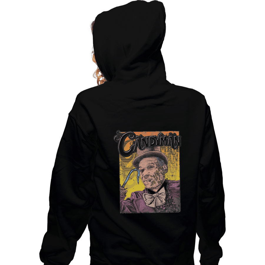 Shirts Zippered Hoodies, Unisex / Small / Black Candyman