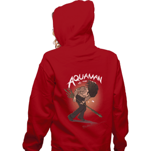 Shirts Zippered Hoodies, Unisex / Small / Red Arthur Curry VS The World