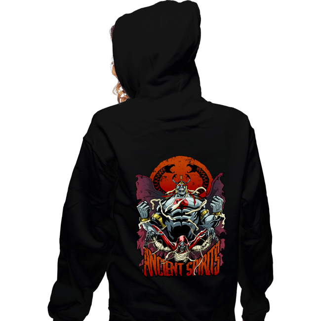 Secret_Shirts Zippered Hoodies, Unisex / Small / Black Ancient Spiritsd