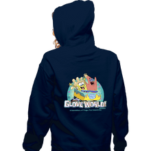 Load image into Gallery viewer, Secret_Shirts Zippered Hoodies, Unisex / Small / Navy Glove World
