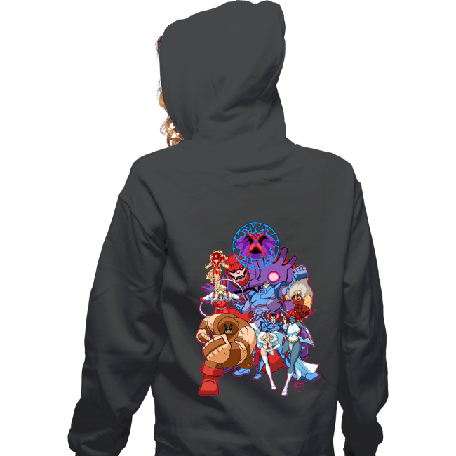 Shirts Zippered Hoodies, Unisex / Small / Dark Heather X-Men Villains