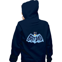 Load image into Gallery viewer, Daily_Deal_Shirts Zippered Hoodies, Unisex / Small / Navy Batdad
