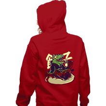 Load image into Gallery viewer, Secret_Shirts Zippered Hoodies, Unisex / Small / Red Gyoza Love
