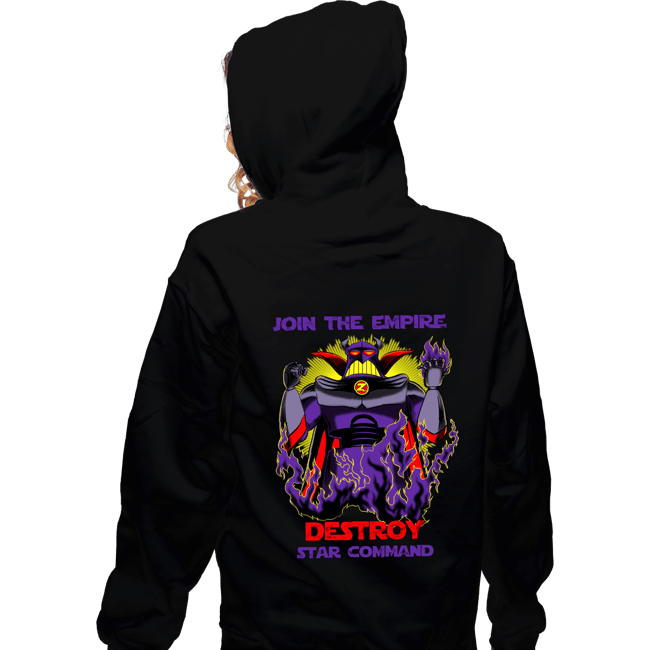 Daily_Deal_Shirts Zippered Hoodies, Unisex / Small / Black Join The Empire