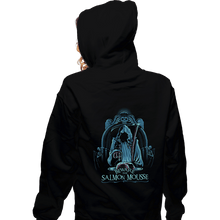 Load image into Gallery viewer, Daily_Deal_Shirts Zippered Hoodies, Unisex / Small / Black Salmon Mousse
